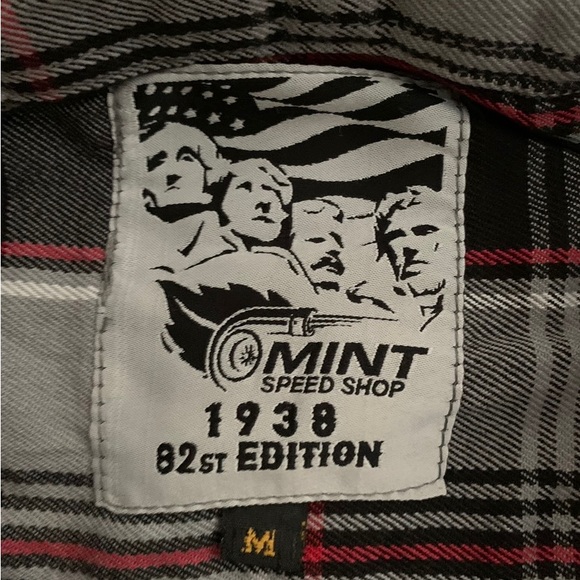 NWT Mint Speed Shop Flannel - Picture 4 of 5